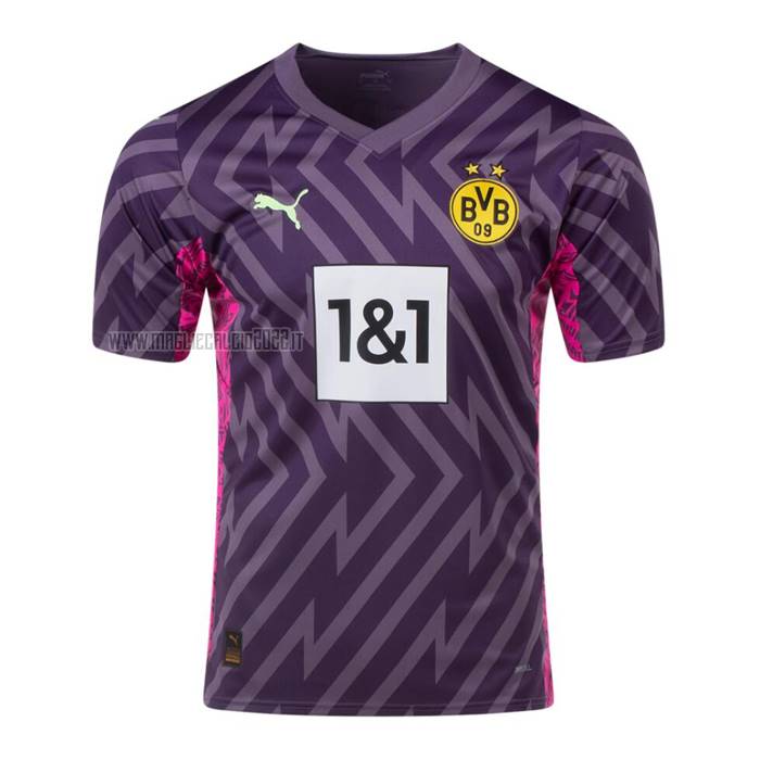 Maglia Borussia Dortmund Portiere 2023-2024 Purpura